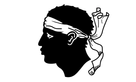 Drapeau Corse - Tête de Maure